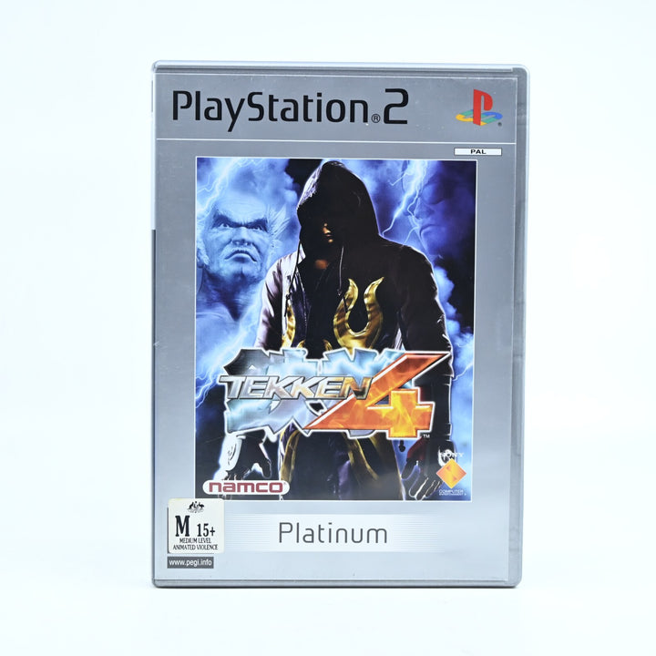 Tekken 4 - Sony Playstation 2 / PS2 Game + Manual - PAL - NEAR MINT DISC!