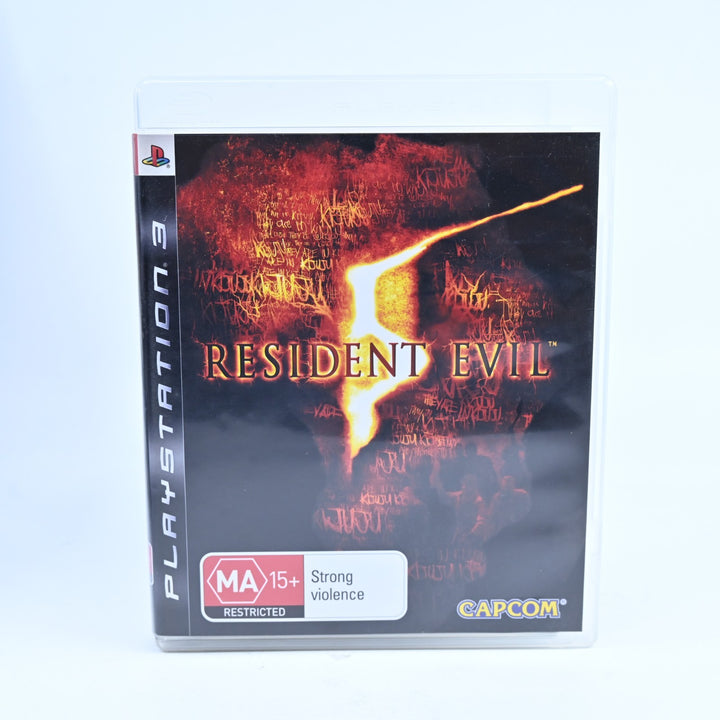 Resident Evil 5 - Sony Playstation 3 / PS3 Game + Manual - FREE POST!