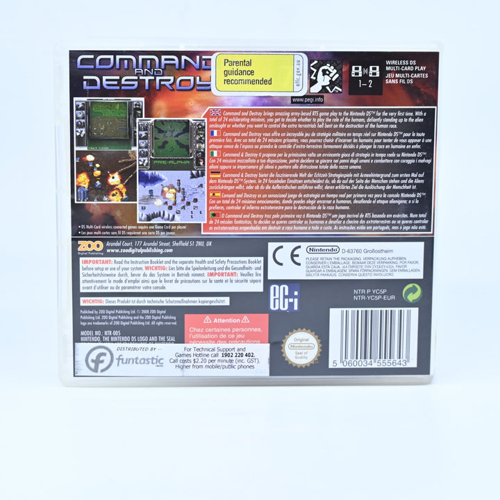 Command and Destroy - Nintendo DS Game - PAL + Manual - FREE POST!