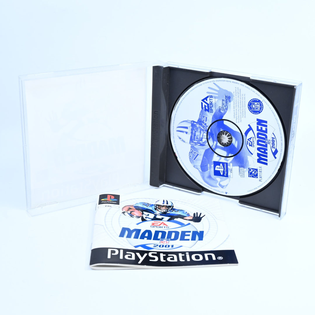 Madden NFL 2001 - Sony Playstation 1 / PS1 Game + Manual - PAL - MINT DISC!