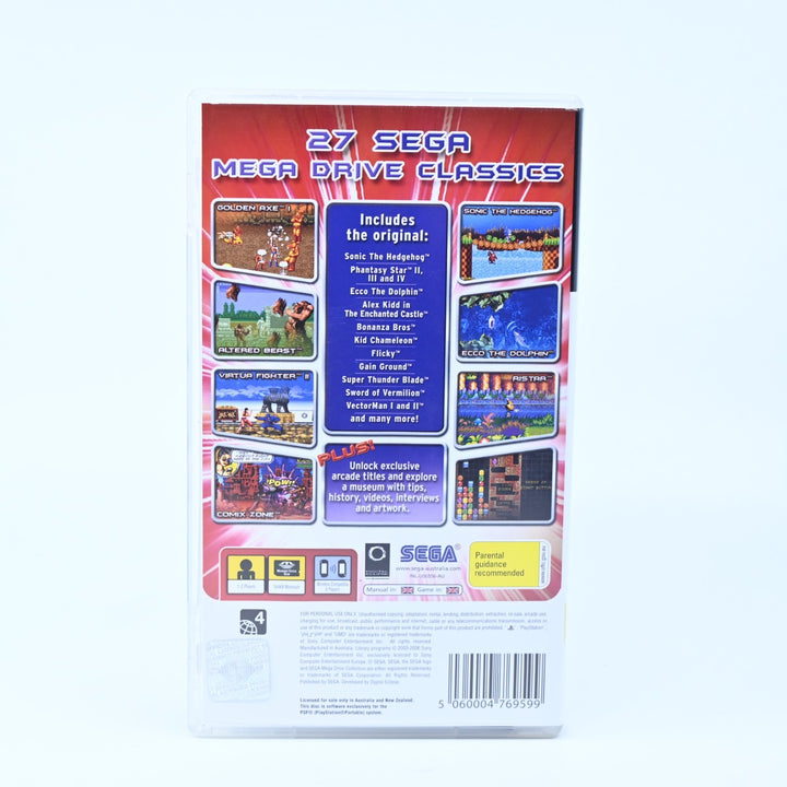 Sega Mega Drive Collection - Sony PSP Game + Manual - FREE POST!