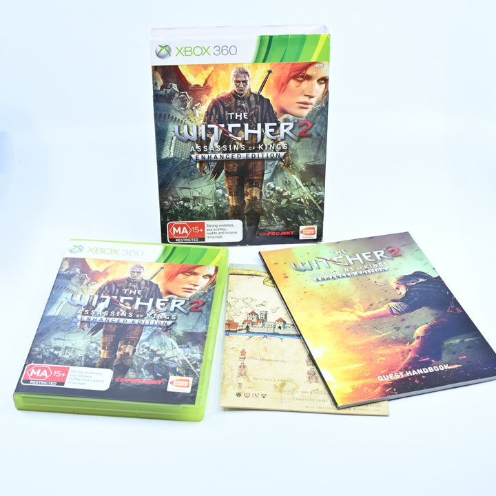 The Witcher 2: Assassins of King Enhanced Edition - Xbox 360 Game + Manual