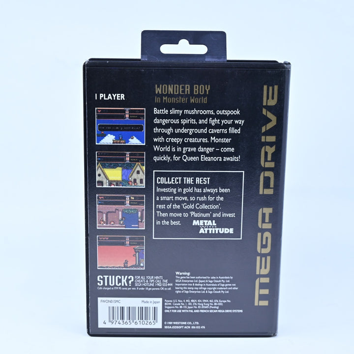 Wonder Boy in Monster World - Sega Mega Drive Game - No Manual - PAL