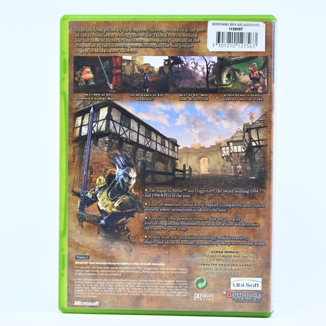 The Elder Scrolls III: Morrowind - Original Xbox Game + Manual - Region Free