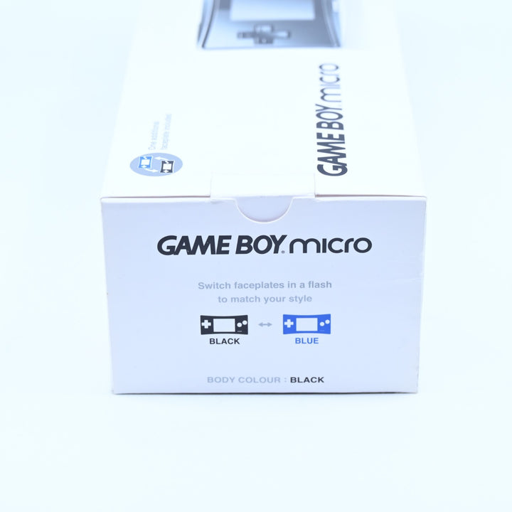 OXY-001 Black - Nintendo Gameboy Micro Boxed Console - FREE POST!