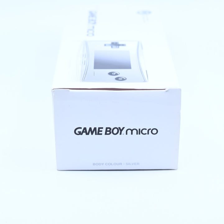 OXY-001 Silver - Nintendo Gameboy Micro Boxed Console - FREE POST!