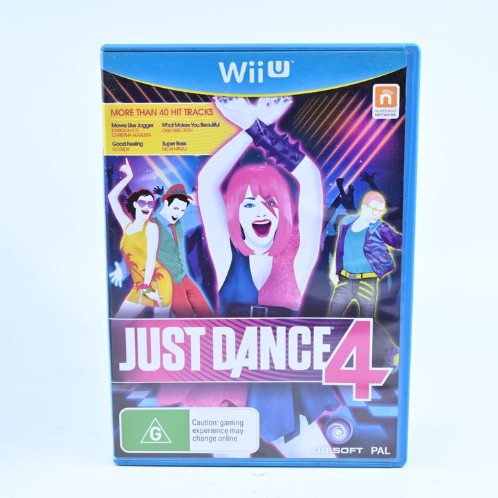 Just Dance 4 - Nintendo Wii U Game - PAL - FREE POST!