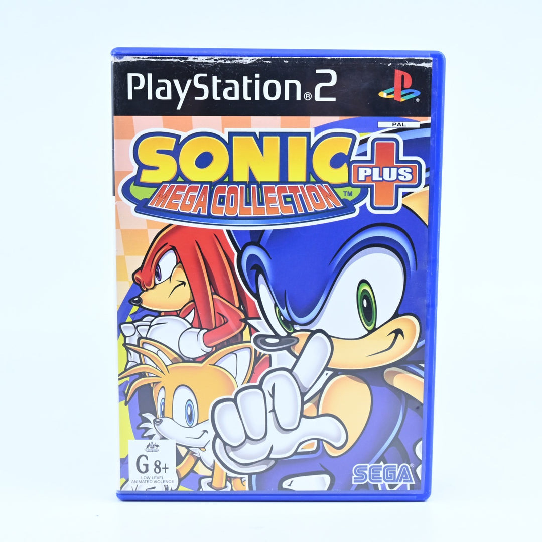 Sonic Mega Collection Plus - Sony Playstation 2 / PS2 Game + Manual - PAL