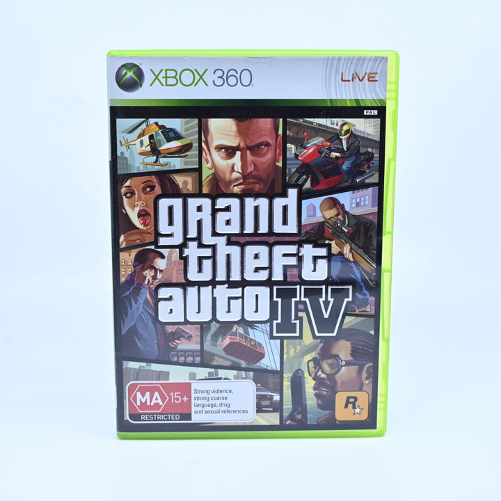 Grand Theft Auto IV - Xbox 360 Game - No Manual or Map - PAL - MINT DISC!