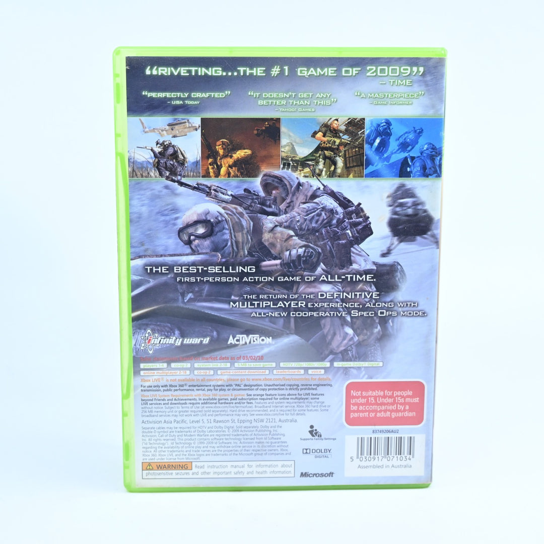 Call of Duty: Modern Warfare 2 - Xbox 360 Game + Manual - PAL - MINT DISC!