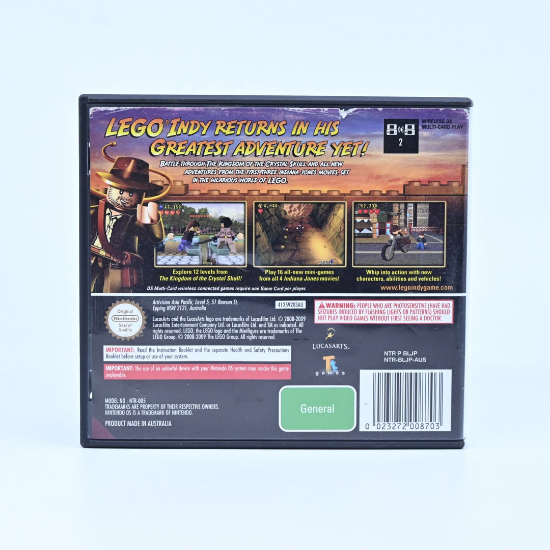 LEGO Indiana Jones 2: The Adventure Continues - Nintendo DS Game - PAL + Manual