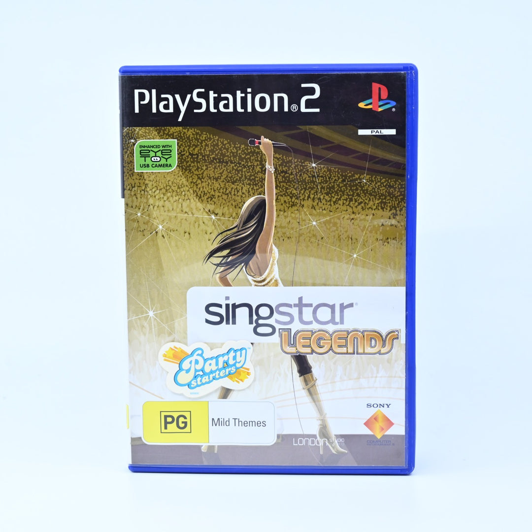 Singstar Legends - Sony Playstation 2 / PS2 Game + Manual - PAL - MINT DISC!