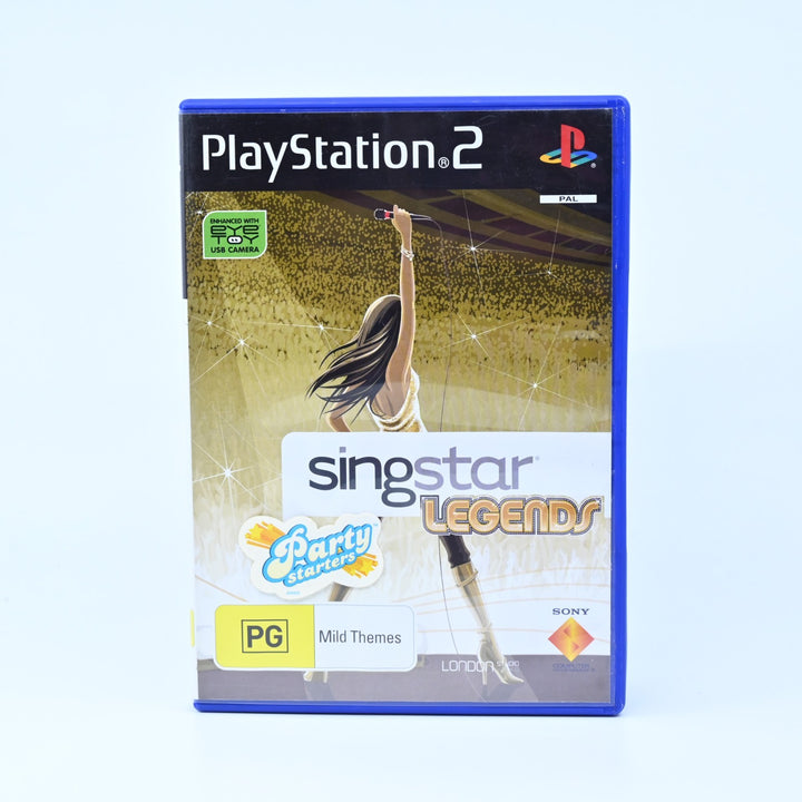 Singstar Legends - Sony Playstation 2 / PS2 Game + Manual - PAL - MINT DISC!