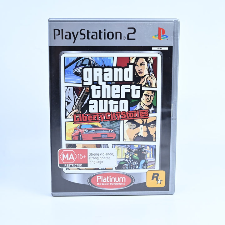 Grand Theft Auto Liberty City Stories - PS2 Game + Manual + Map - PAL