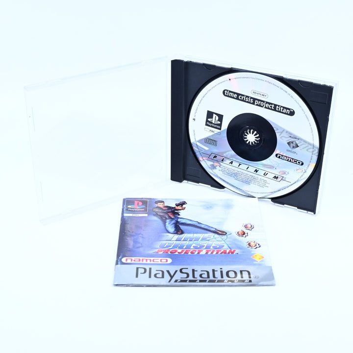 Time Crisis: Project Titan - Sony Playstation 1 / PS1 Game + Manual - PAL