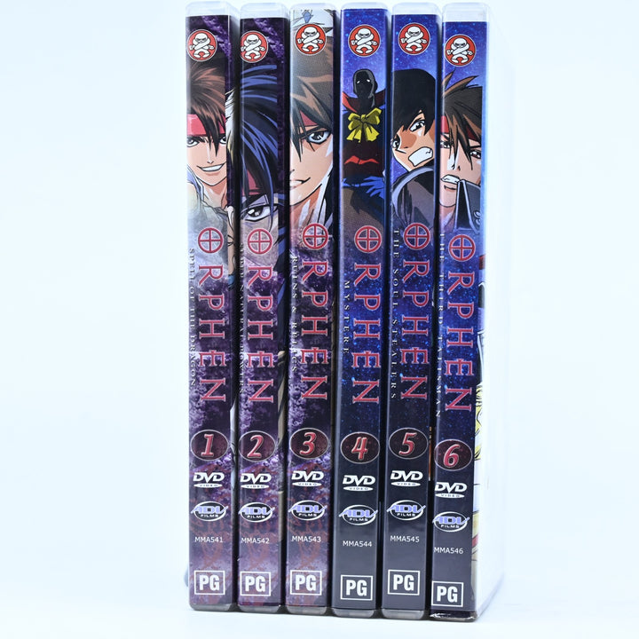 Orphen - Volumes 1 to 6 Complete - Region  2/4 - Anime DVDs