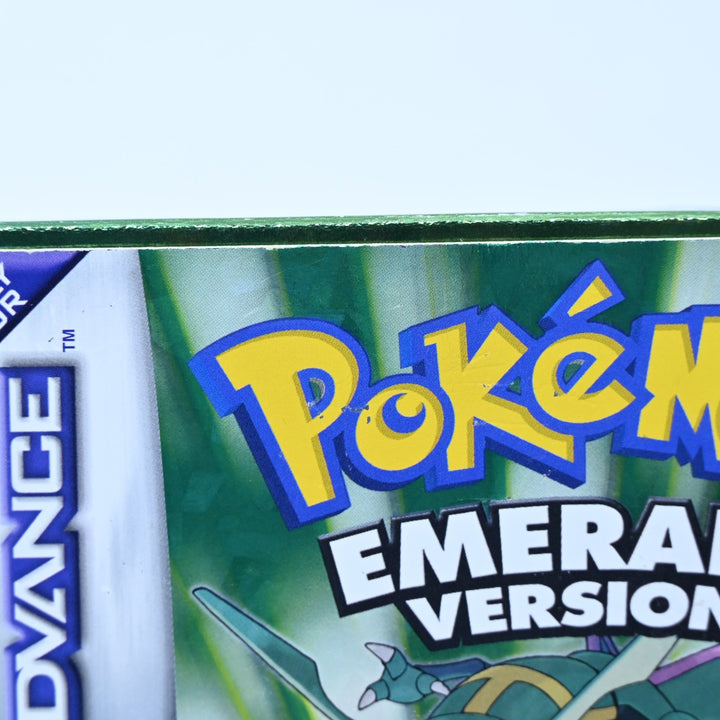 Pokemon Emerald Version - GBA Boxed Game - PAL - FREE POST! ORIGINAL BAGGIE!