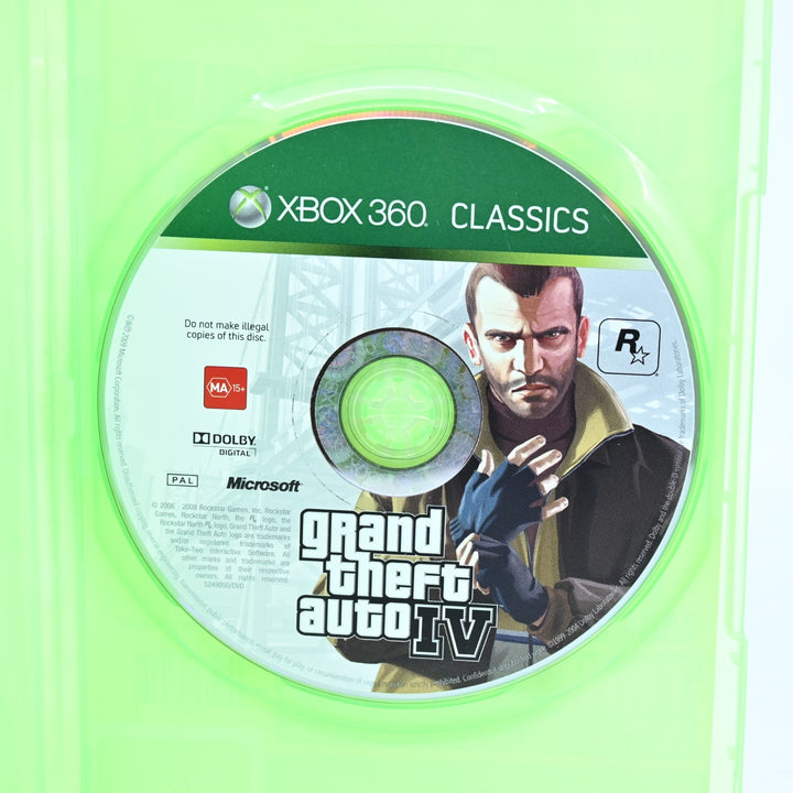 Grand Theft Auto IV - Xbox 360 Game - Disc Only - PAL - MINT DISC!