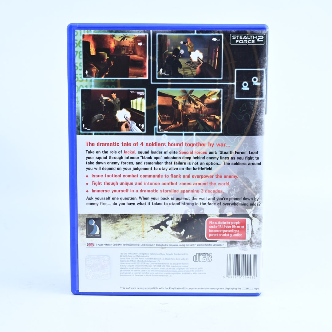 Stealth Force 2 - Sony Playstation 2 / PS2 Game - No Manual - PAL - MINT DISC!