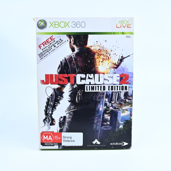 Just Cause 2 - Limited Edition - Xbox 360 Game + Manual - PAL - MINT DISC!