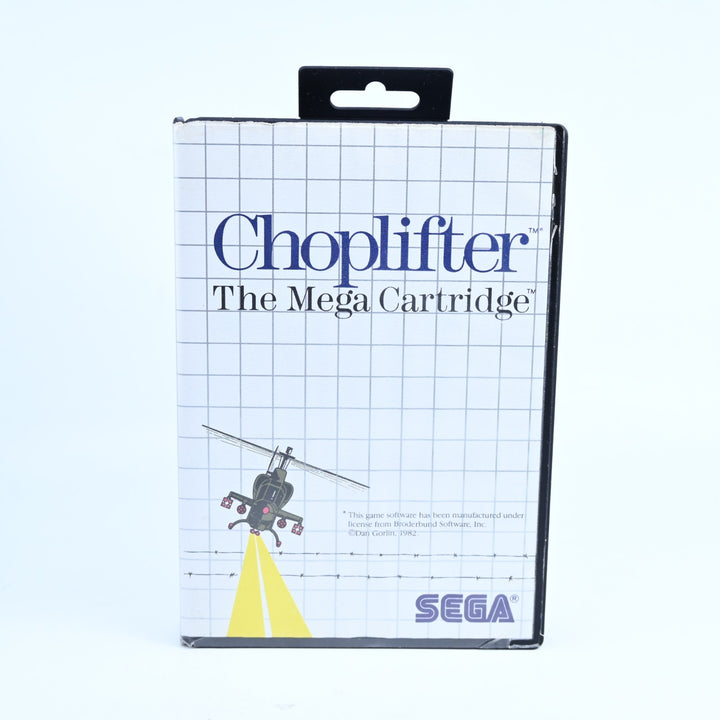 Choplifter - Sega Master System Game + Manual - PAL - FREE POST!