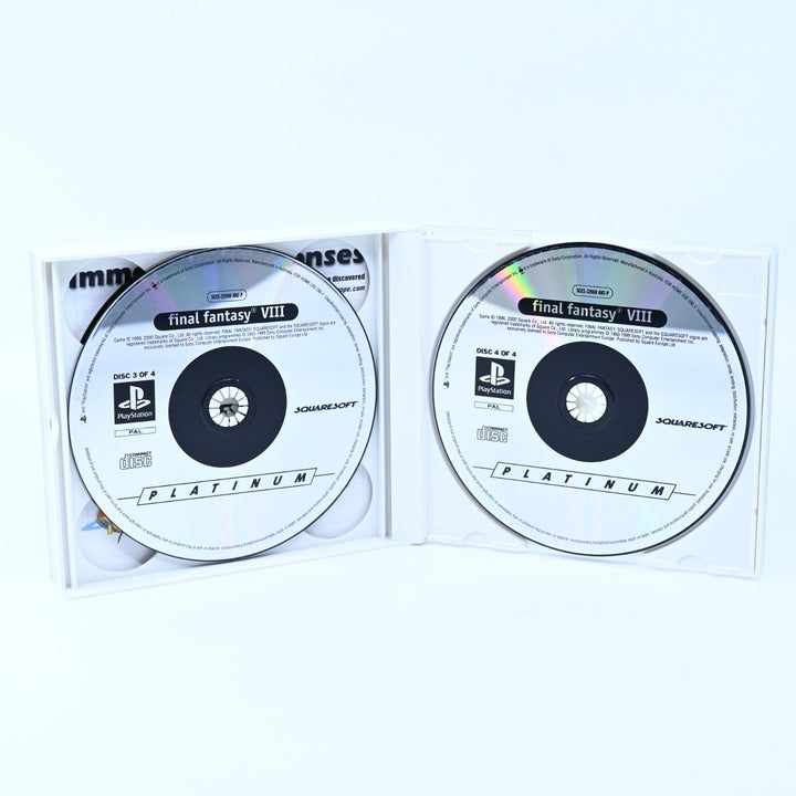 Final Fantasy VIII 8  - Sony Playstation 1 / PS1 Game + Manual - PAL - MINT DISC
