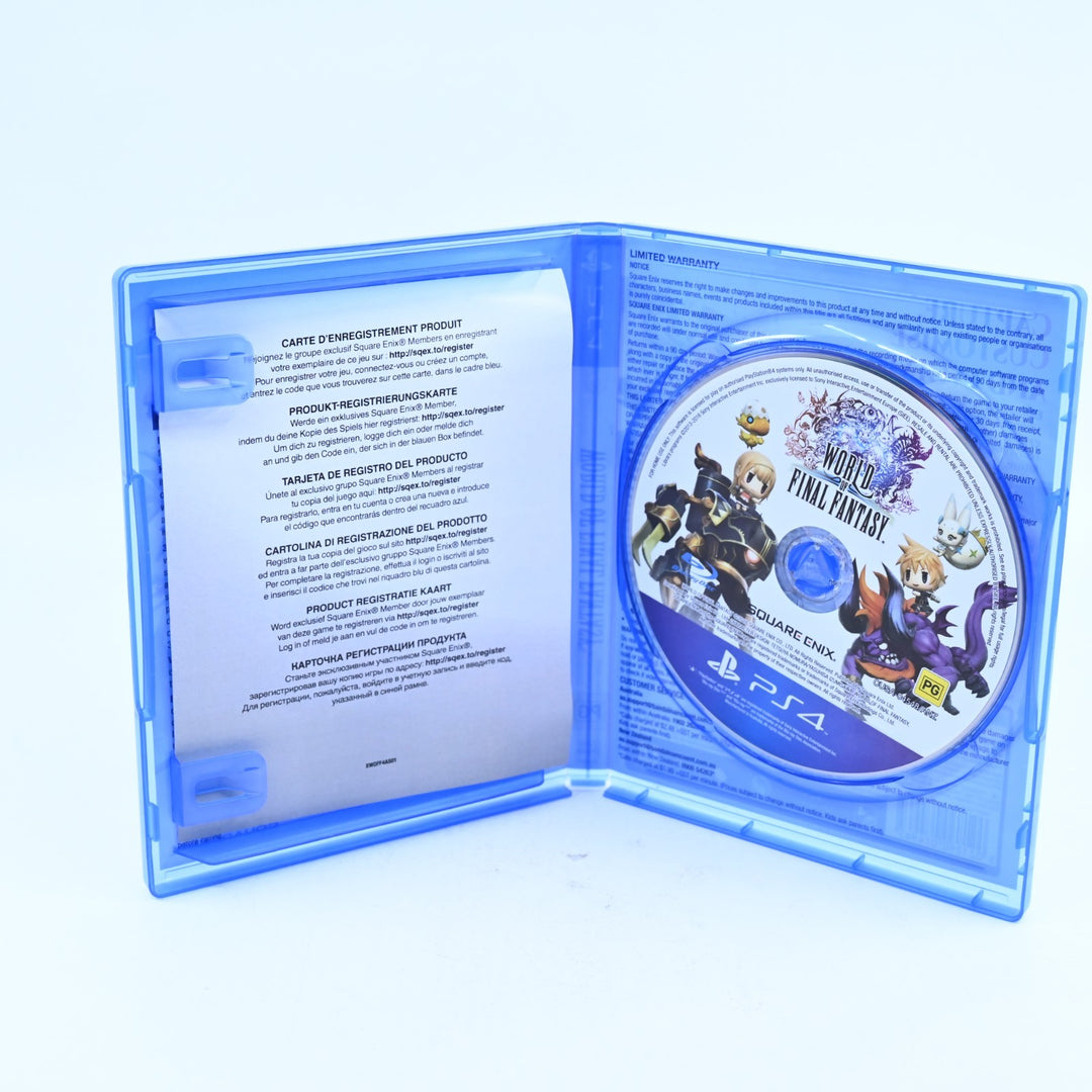 World of Final Fantasy - Sony Playstation 4 / PS4 Game - FREE POST!