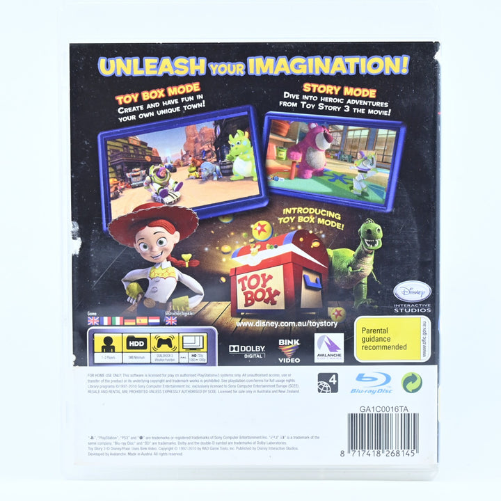 Toy Story 3 - Sony Playstation 3 / PS3 Game - No manual - FREE POST!