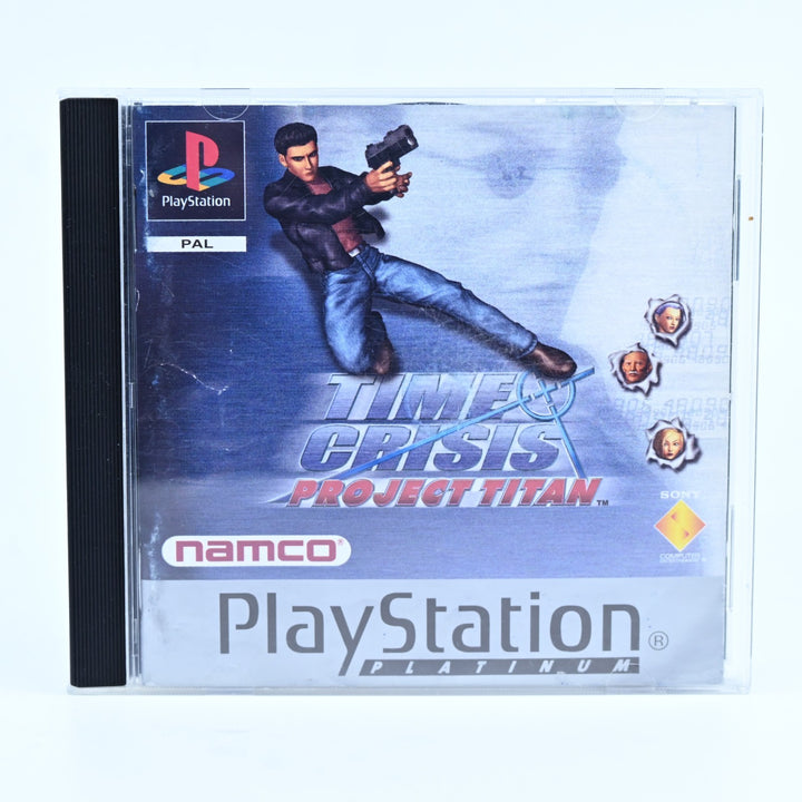Time Crisis: Project Titan - Sony Playstation 1 / PS1 Game + Manual - PAL