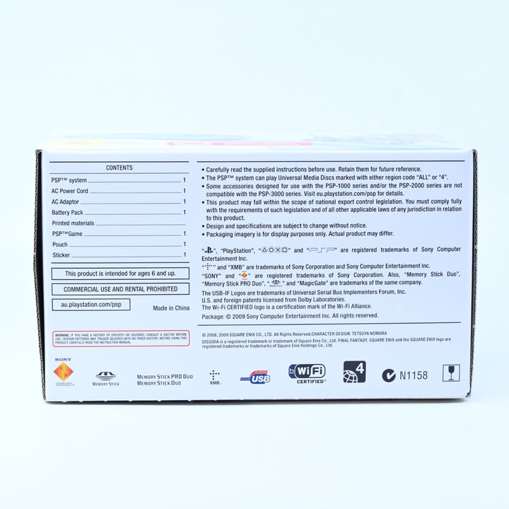 SEALED! Dissidia Final Fantasy PSP - Sony PSP Boxed Console - AUS PAL FREE POST!