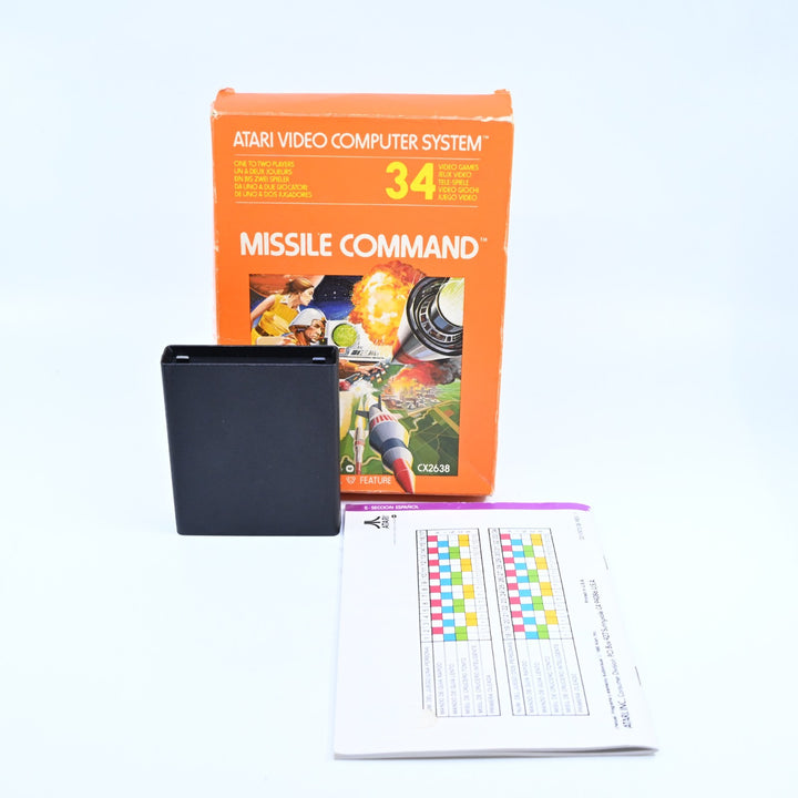 Missile Command - Atari 2600 Boxed Game + Manual - PAL - FREE POST!