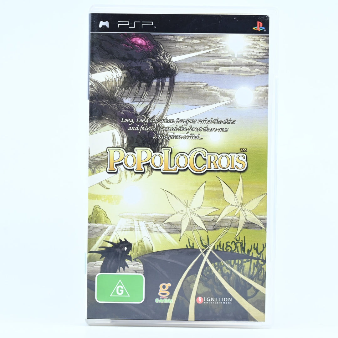 PoPoLoCrois - Sony PSP Game + Manual - FREE POST!
