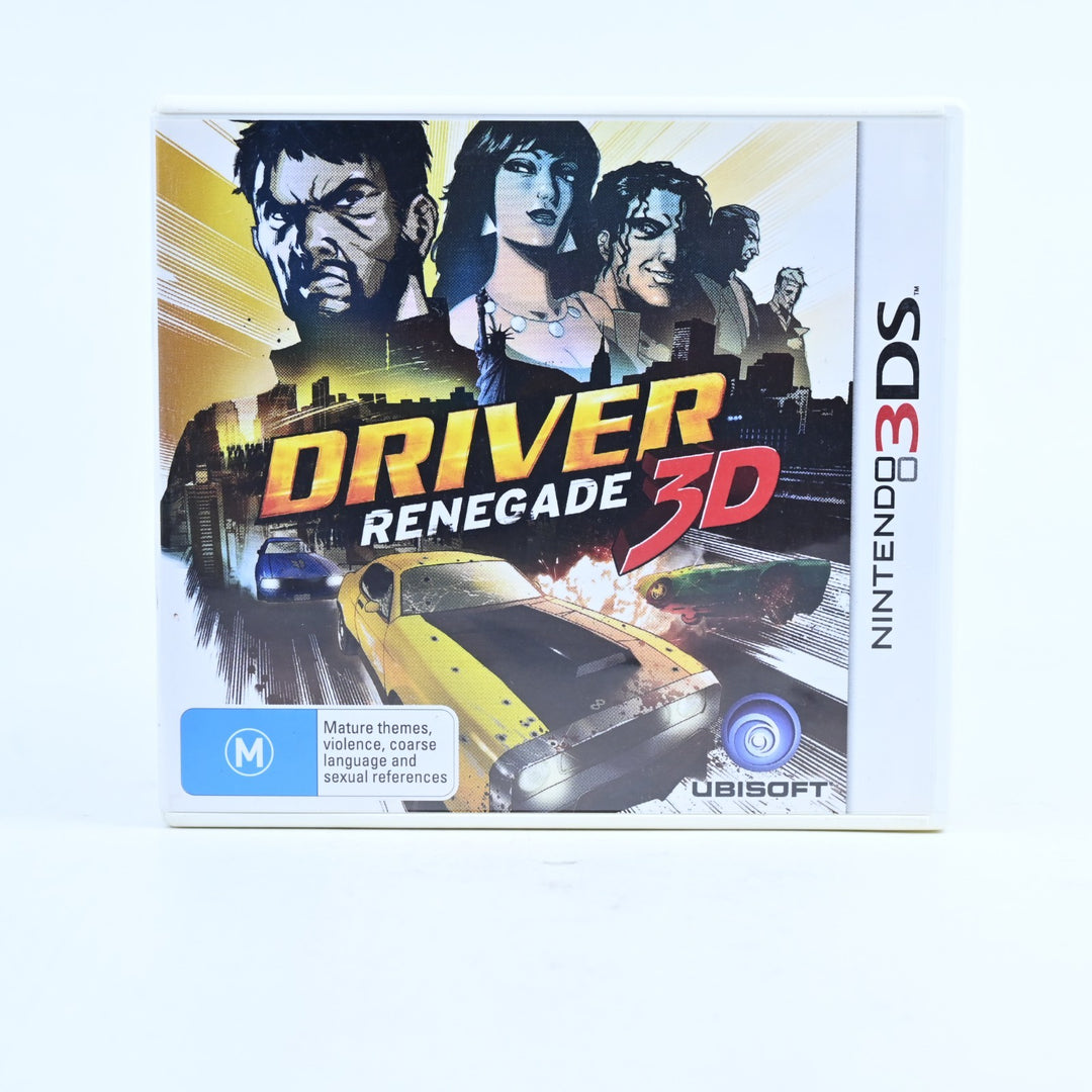 Driver Renegade 3D - Nintendo 3DS Game - PAL + Manual - FREE POST!