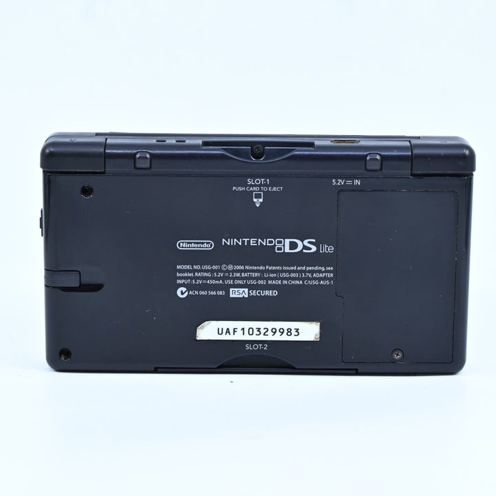Black Nintendo DS Lite Console - USG-001 - PAL - FREE POST!