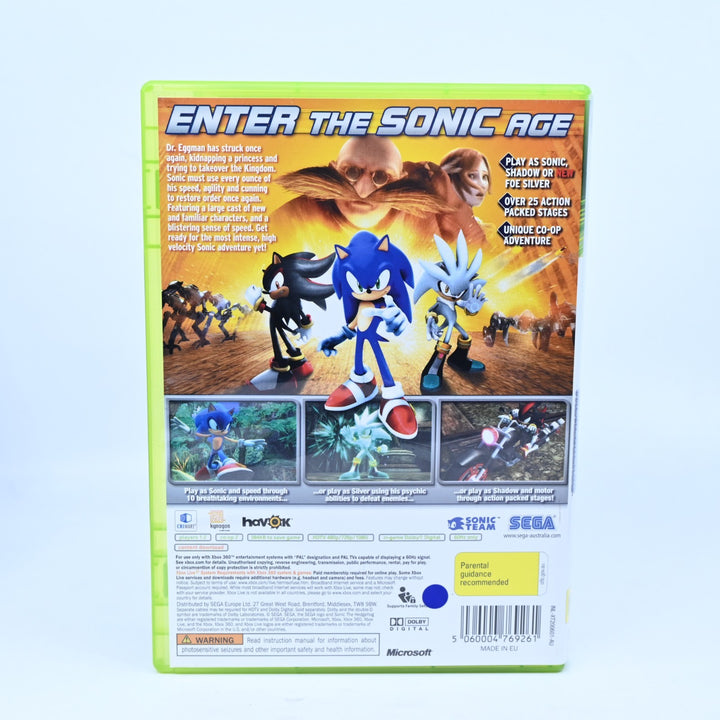 Sonic the Hedgehog - Xbox 360 Game + Manual - PAL - MINT DISC!