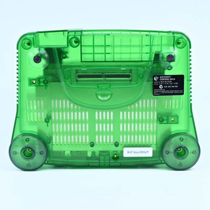 LIKE NEW! Jungle Green - N64 / Nintendo 64 Console - PAL - FREE POST!