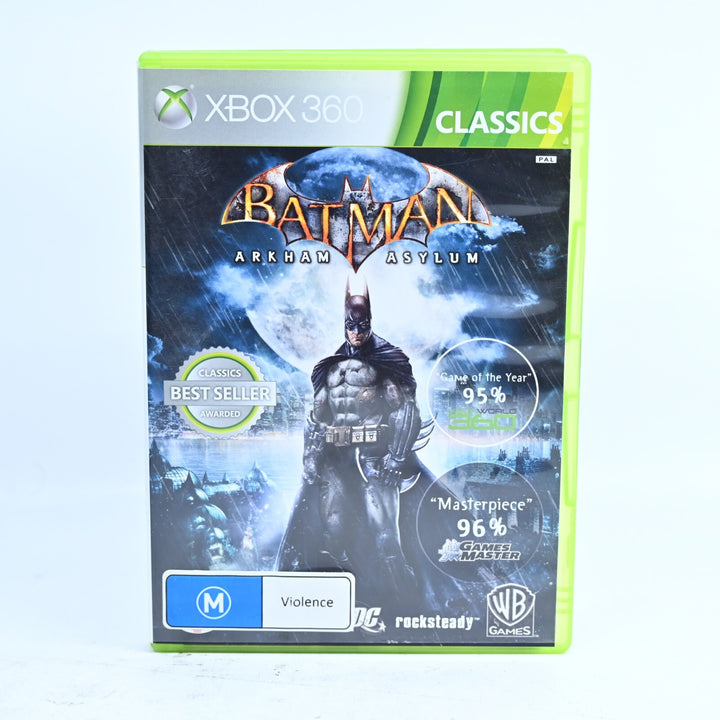 Batman: Arkham Asylum - Xbox 360 Game - PAL - MINT DISC!