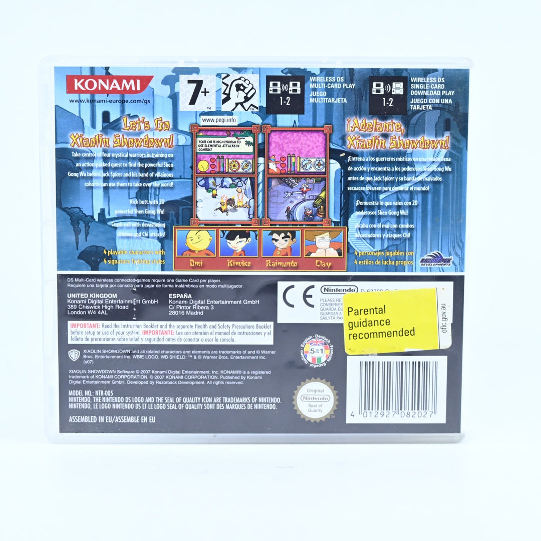 Xiaolin Showdown - Nintendo DS Game - PAL + Manual - FREE POST!