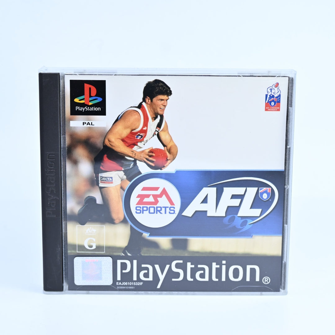 AFL 99 - Sony Playstation 1 / PS1 Game + Manual - PAL - MINT DISC!