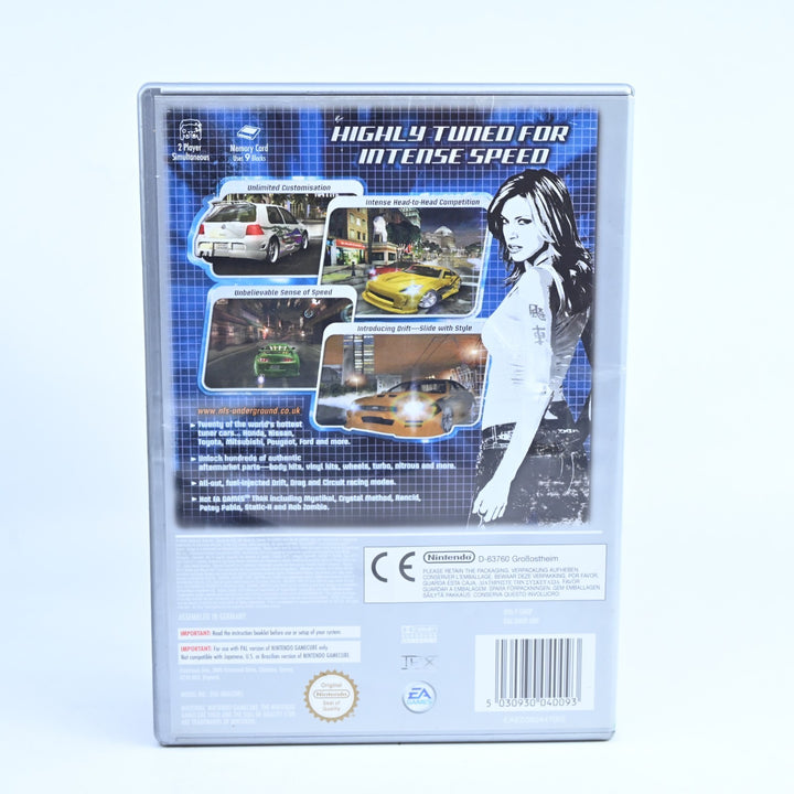 Need for Speed: Underground - Nintendo Gamecube Game + Manual - PAL