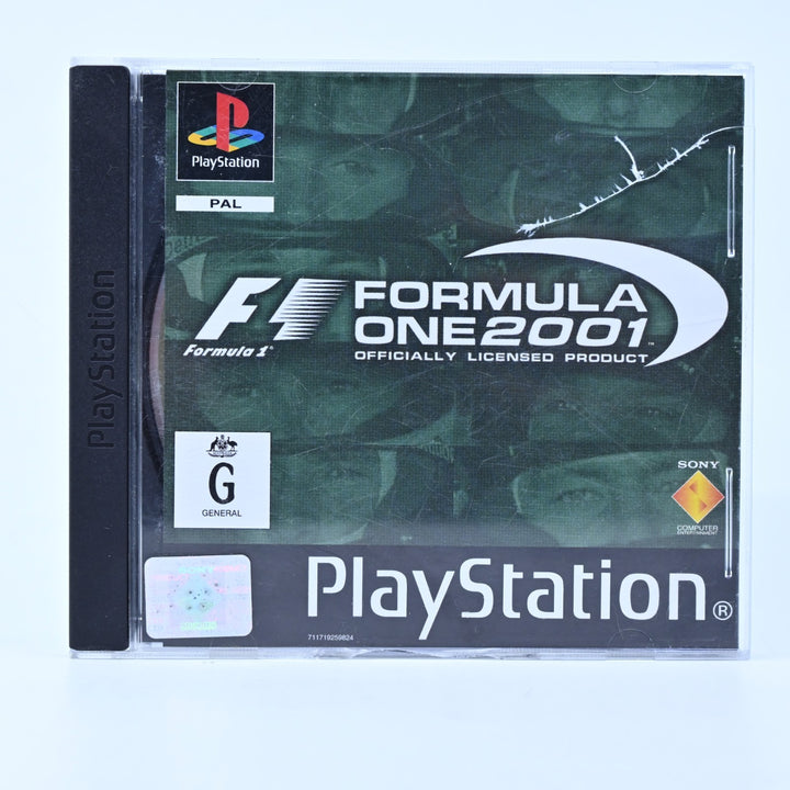 Formula One 2001 - Sony Playstation 1 / PS1 Game + Manual - PAL - MINT DISC!