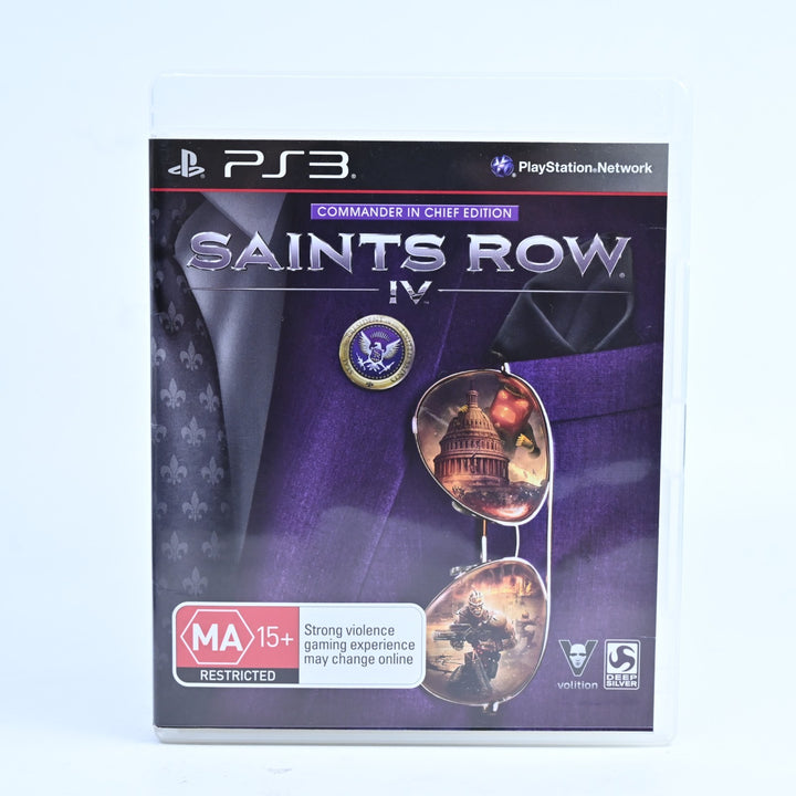 Saints Row IV Commander in Chief Edition - PS3 Game - No Manual - FREE POST!