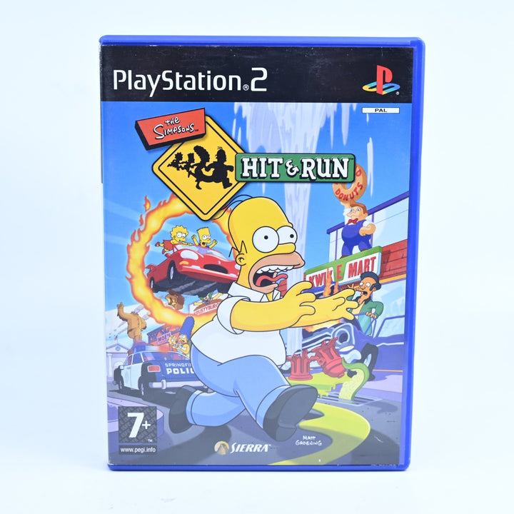 The Simpsons Hit & Run - Sony Playstation 2 / PS2 Game + Manual - PAL