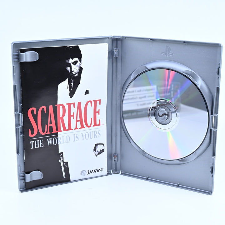 Scarface: The World is Yours - Sony Playstation 2 / PS2 Game + Manual - PAL