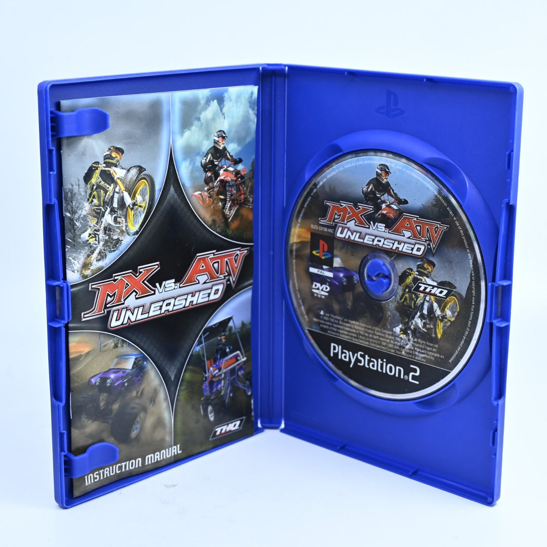 MX vs ATV: Unleashed - Sony Playstation 2 / PS2 Game + Manual - PAL - MINT DISC!