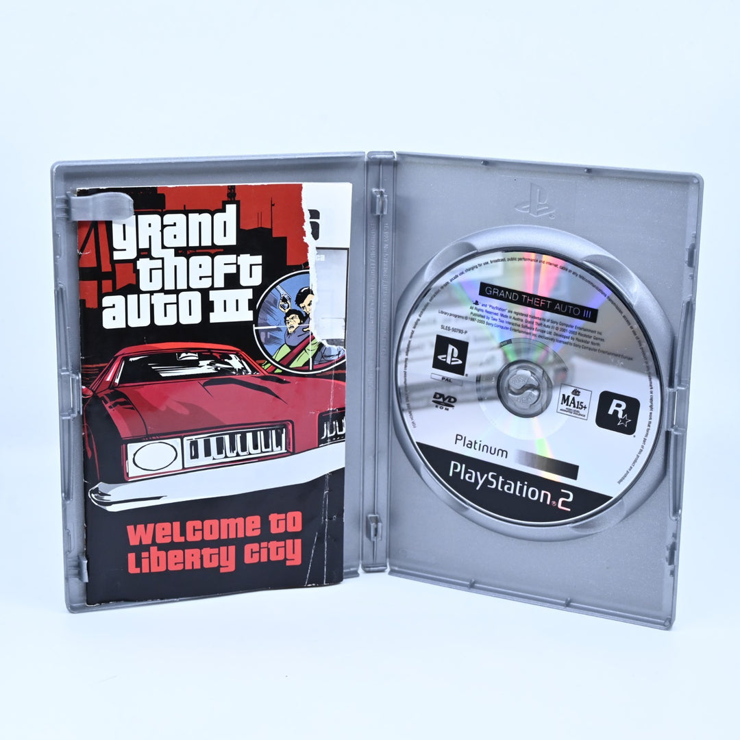 Grand Theft Auto III 3 - Sony Playstation 2 / PS2 Game + Manual - PAL