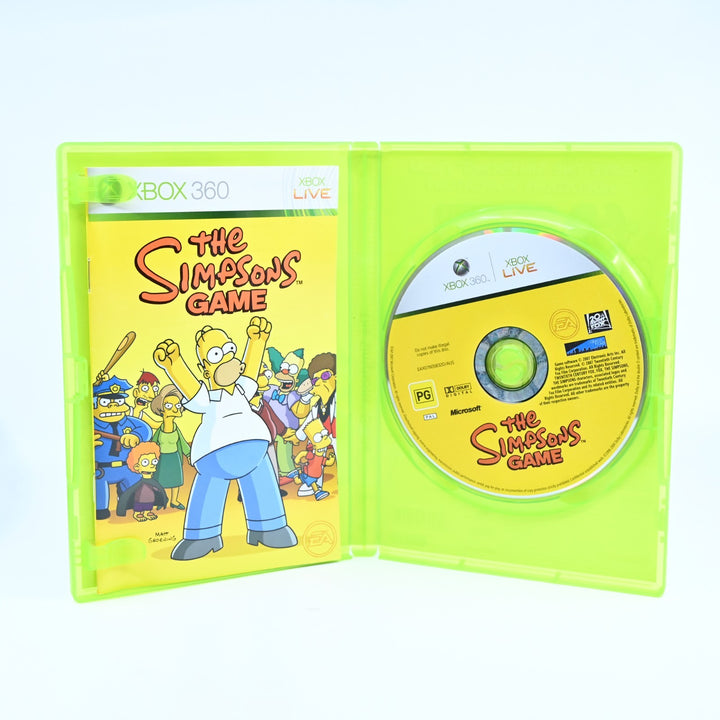 The Simpsons Game - Xbox 360 Game + Manual - PAL