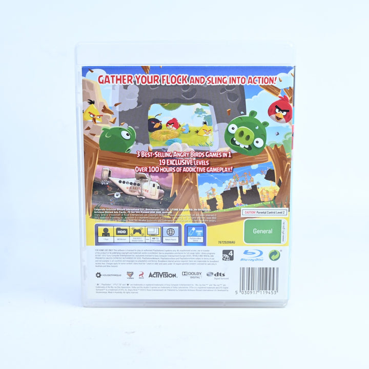 Angry Birds Trilogy - Sony Playstation 3 / PS3 Game + Manual - FREE POST!
