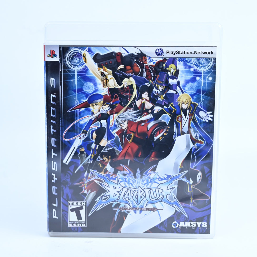 BlazBlue Calamity Trigger - Sony Playstation 3 / PS3 Game + Manual - FREE POST!