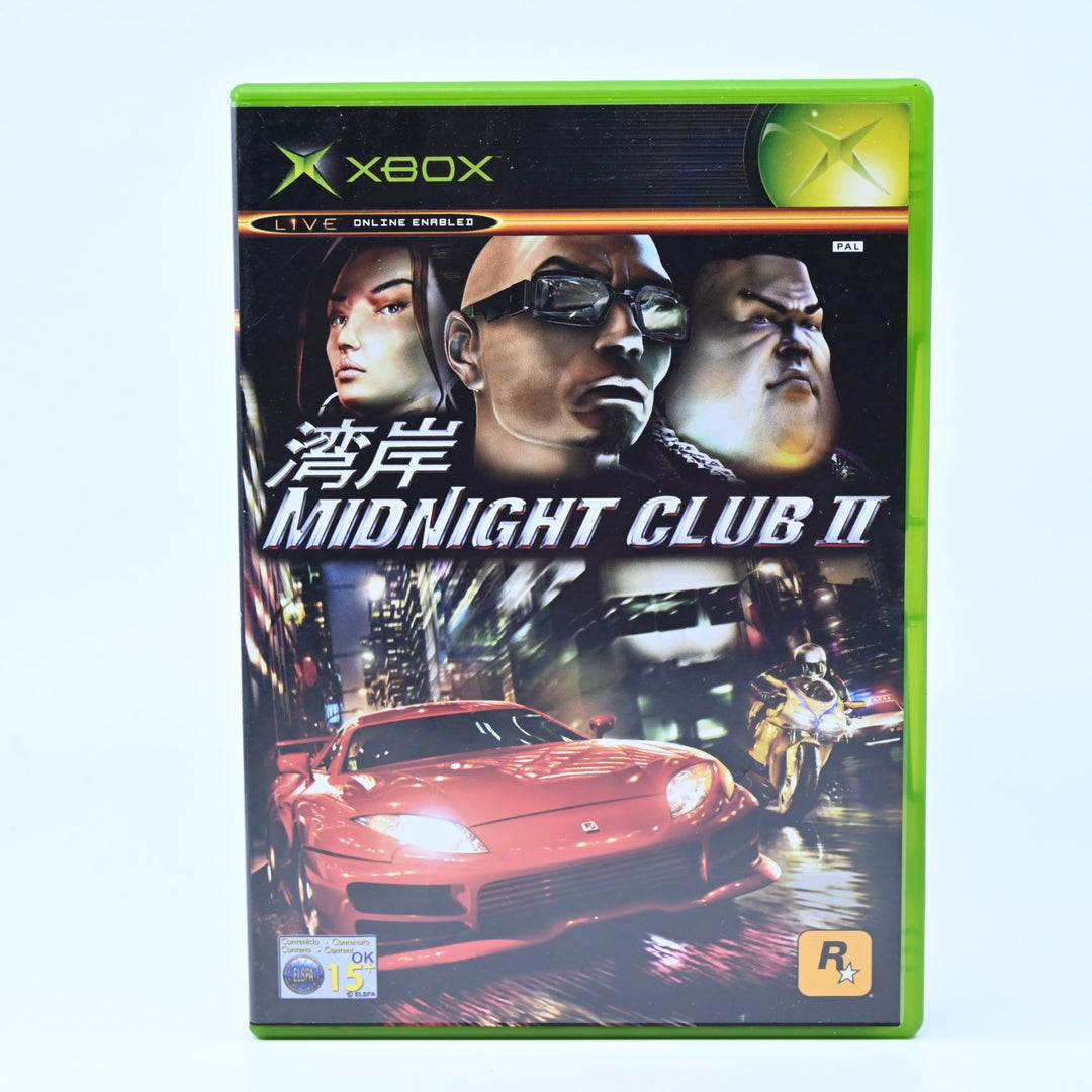 Midnight Club II 2 - Original Xbox Game + Manual - PAL